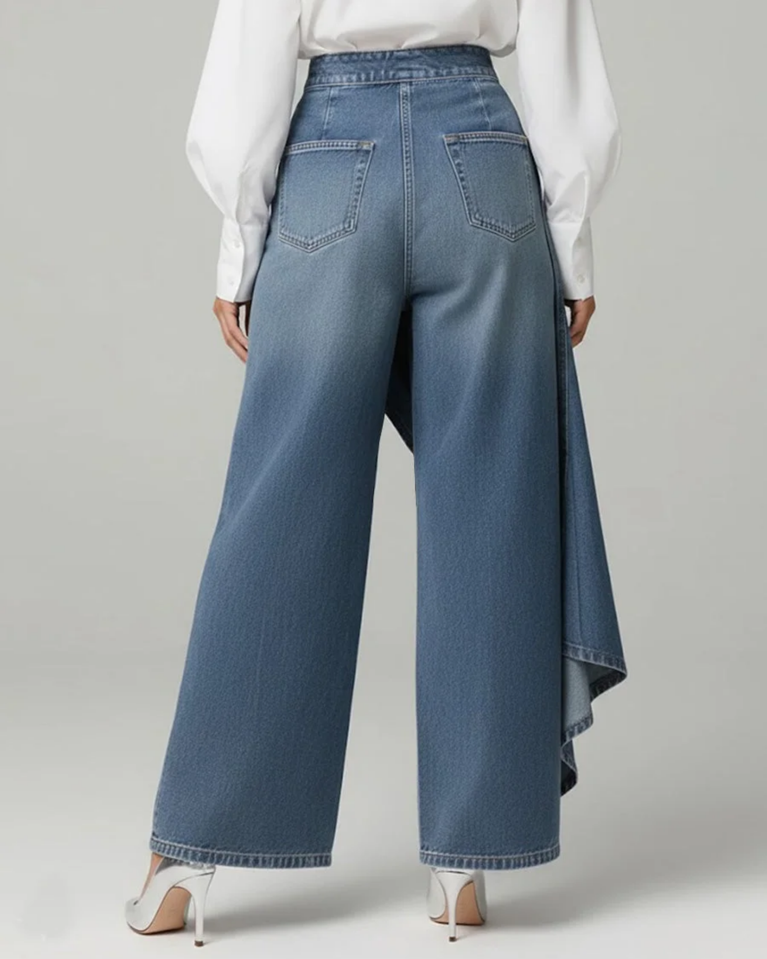 Cirelle | Flow-Wrap Broek – Dames High-Waist Wijde Broek