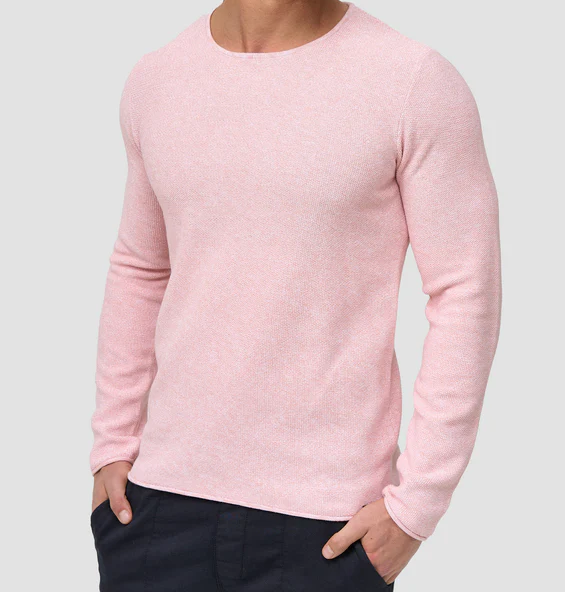 Lorvric | Klassischer Herren-Rundhalspullover – Leichter, atmungsaktiver Strickpullover, lässiges Oberteil