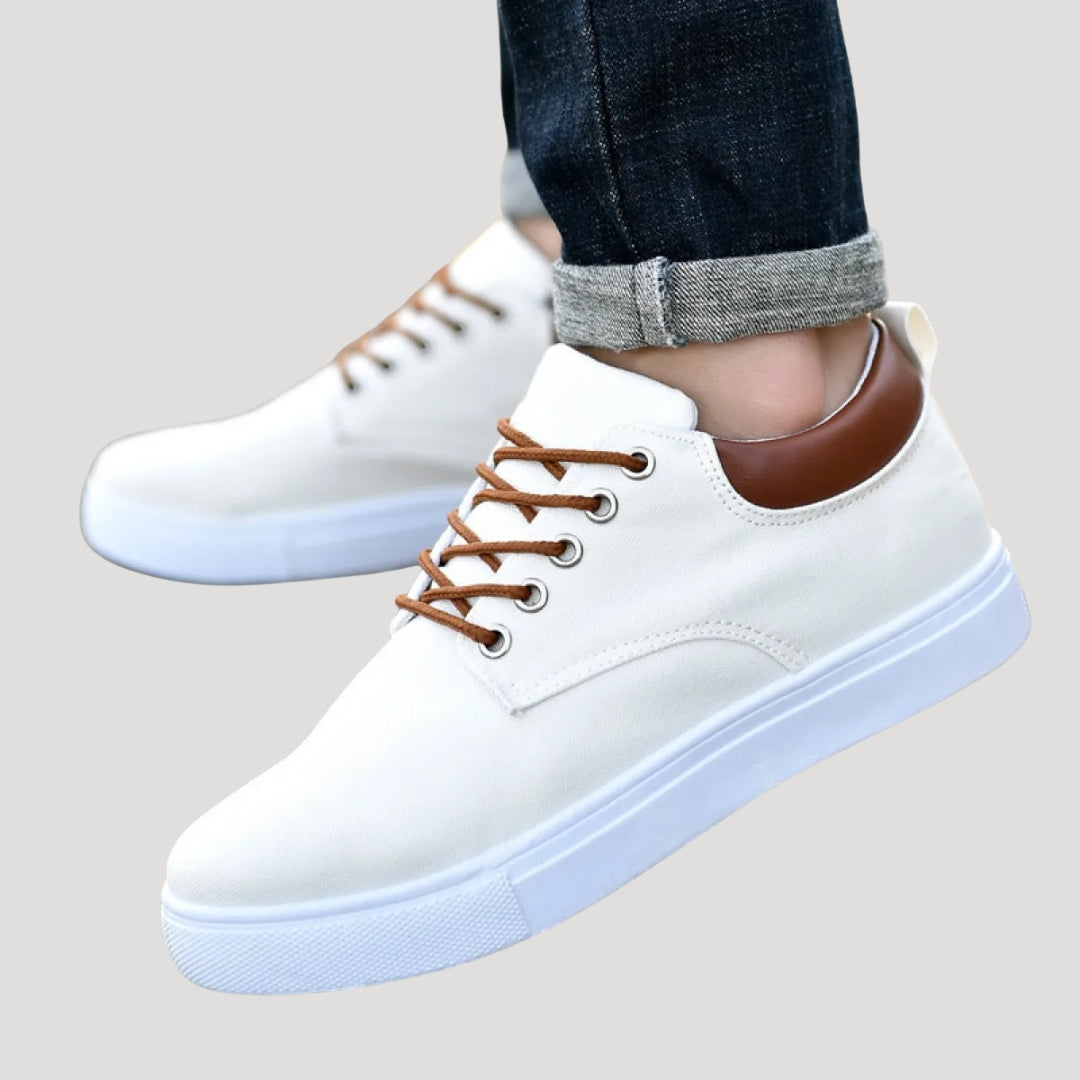 Tyvriconel | Canvas veterschoenen voor heren – nette, casual en lichtgewicht schoenen