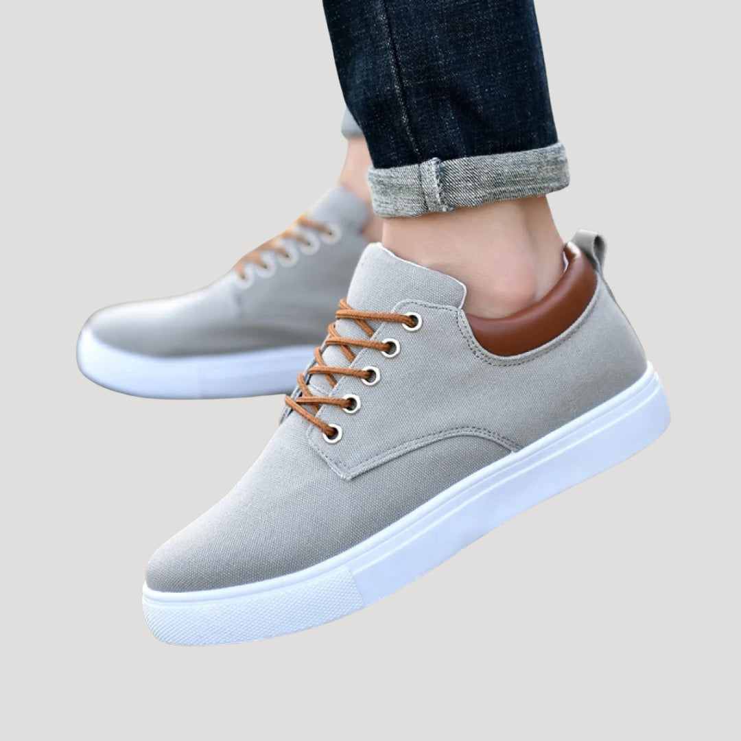 Tyvriconel | Canvas veterschoenen voor heren – nette, casual en lichtgewicht schoenen