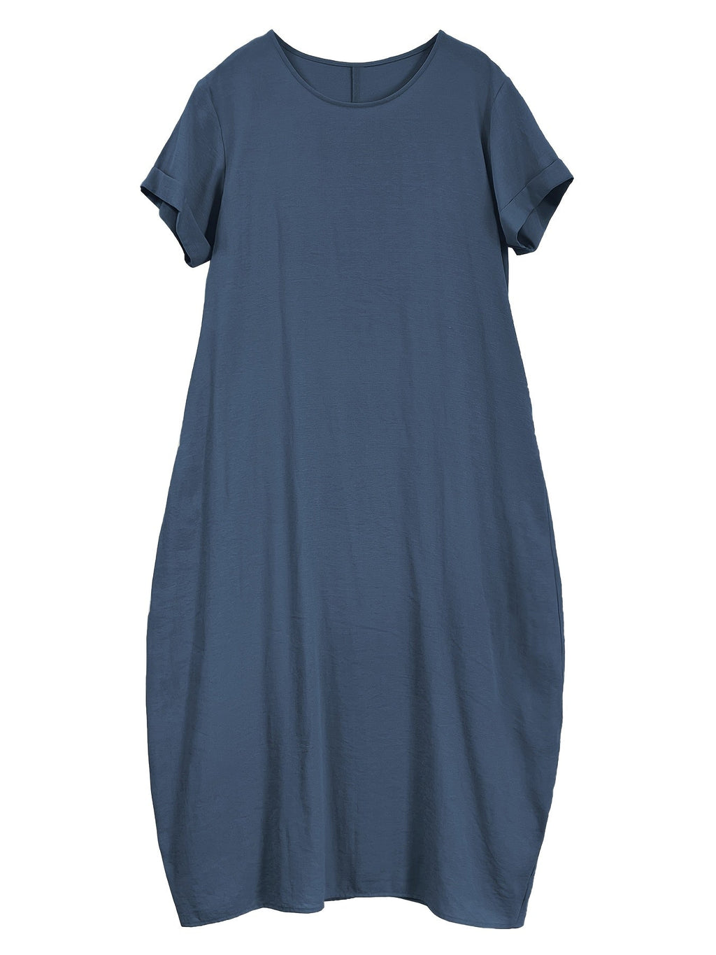 Falyth | Breezy Pocket Midi-jurk – Losse casual zomerjurk voor dames