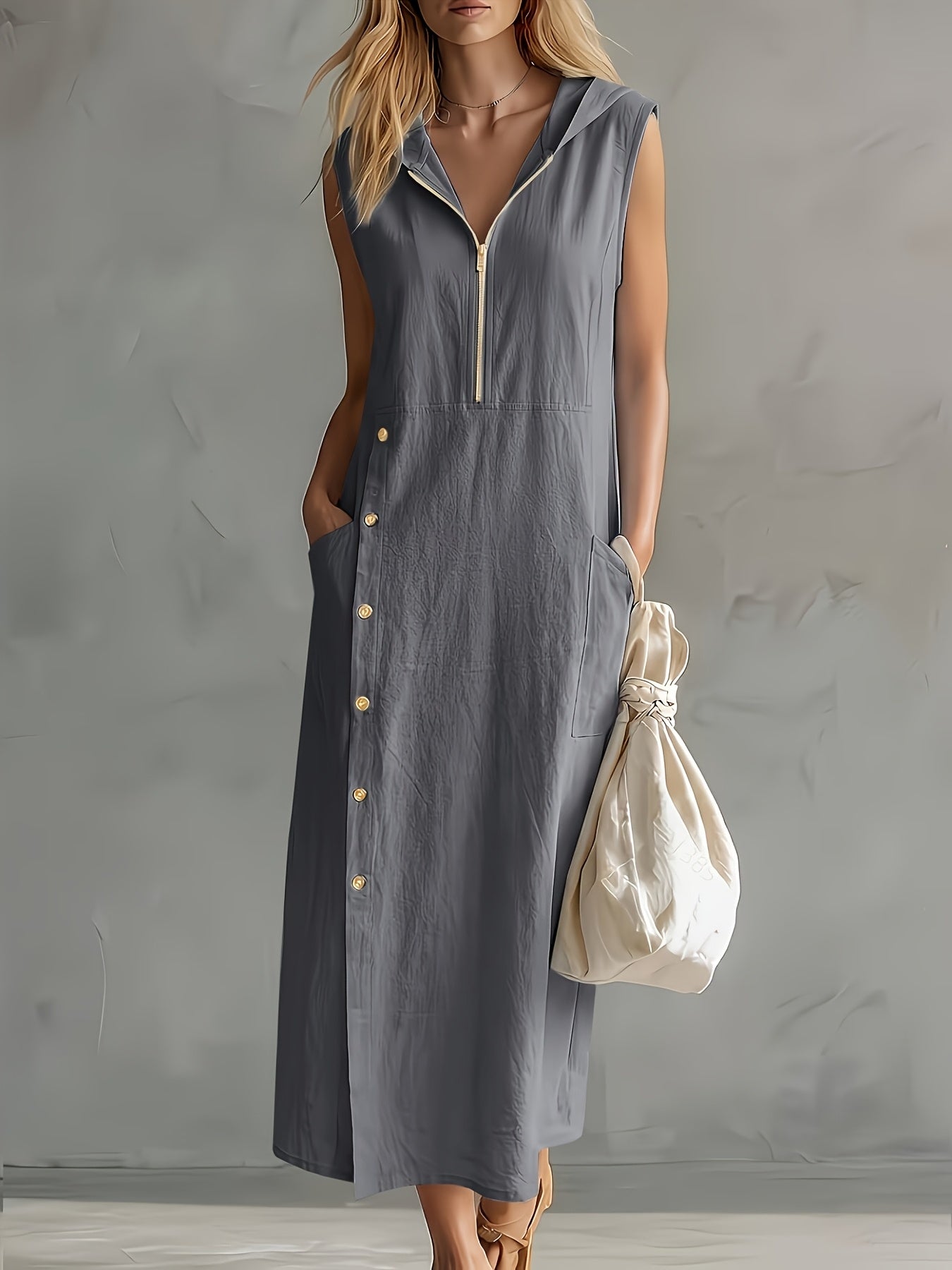 Jovyn | Zomerse casual jurk voor dames – Ruime, elegante jurk