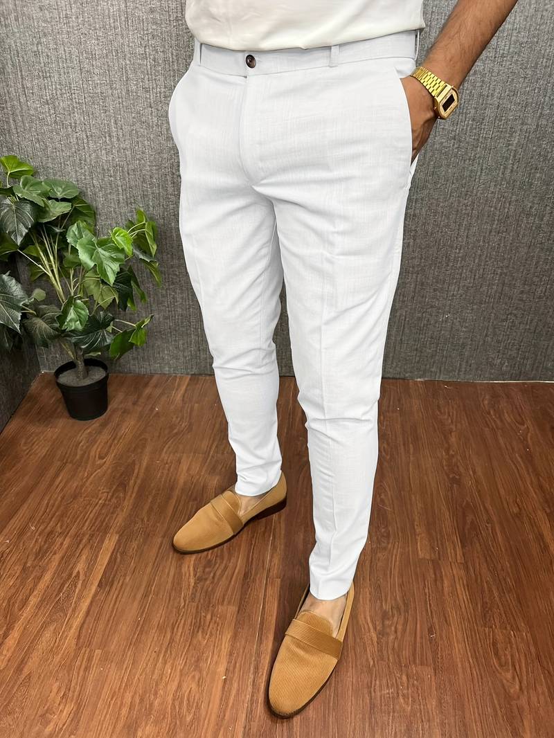 Olivier | Pantalon slim décontracté pour homme - Pantalon idéal pour le bureau et le quotidien