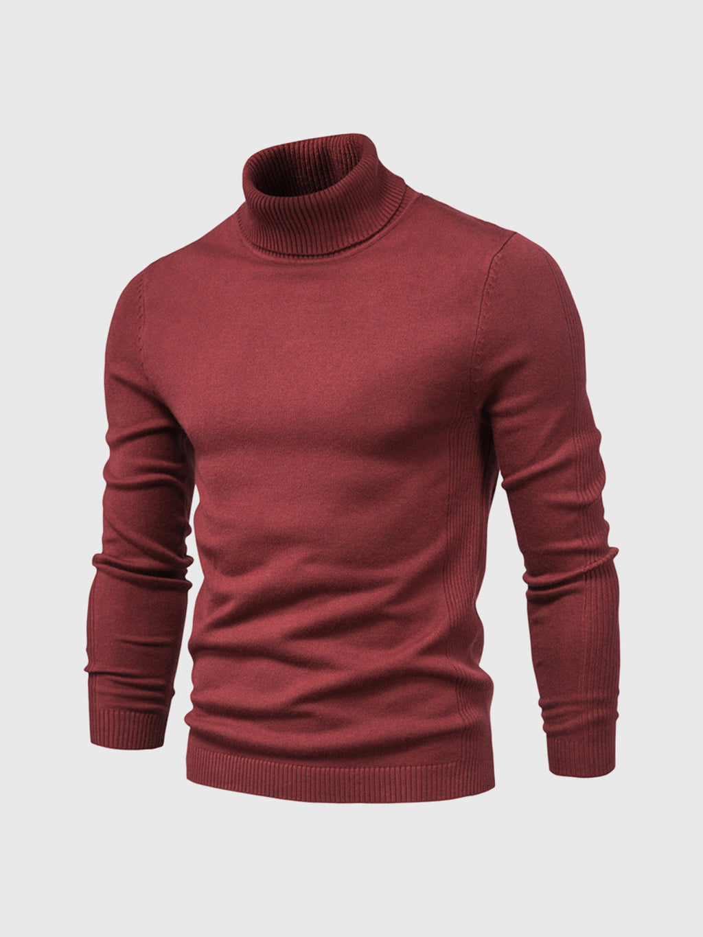 Merroth | Pull col roulé slim pour homme – lavable en machine, léger, disponible en plusieurs couleurs