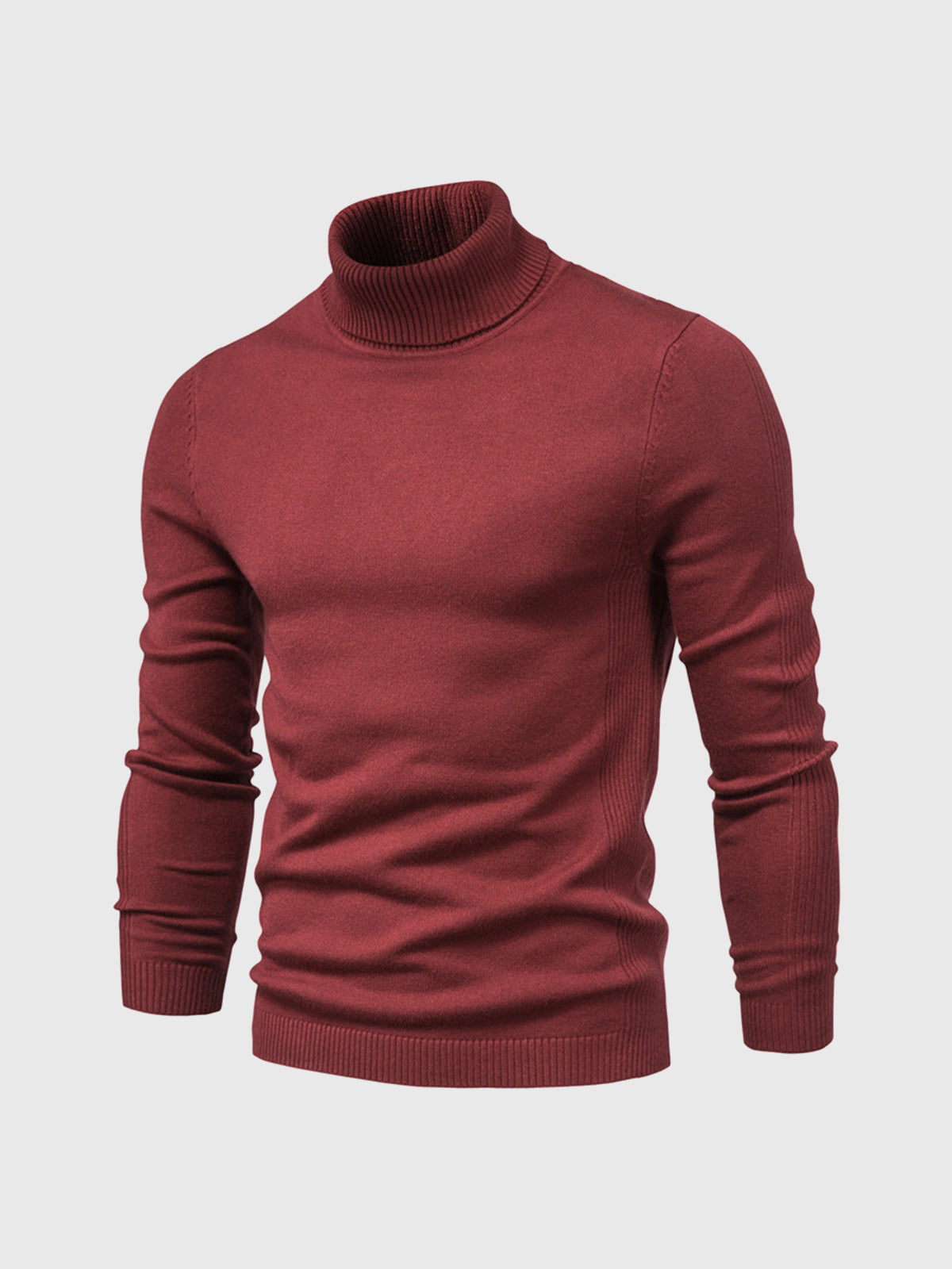 Merroth | Pull col roulé slim pour homme – lavable en machine, léger, disponible en plusieurs couleurs