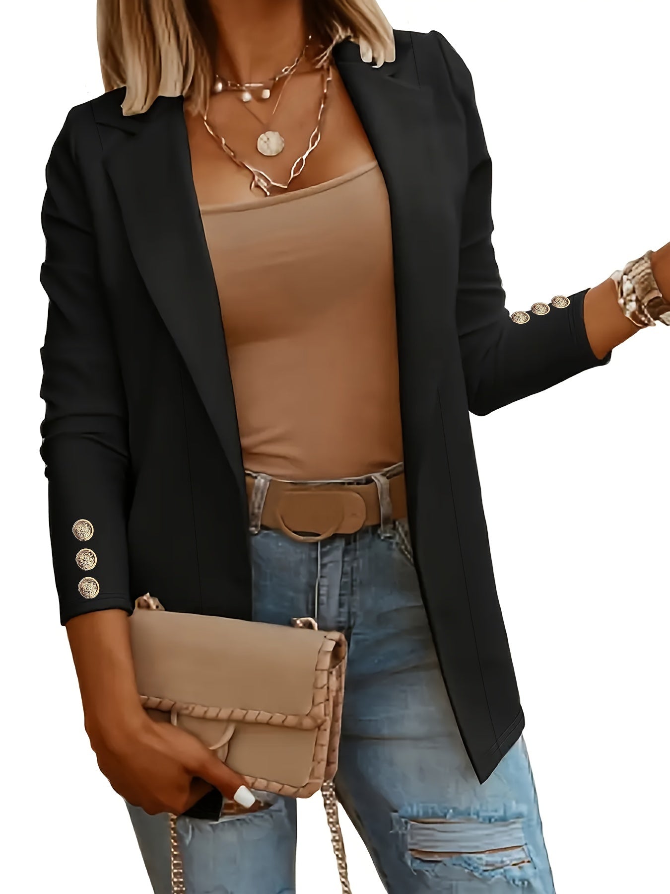 Albina | Offener Damenblazer – Lässig-elegante Businesskleidung