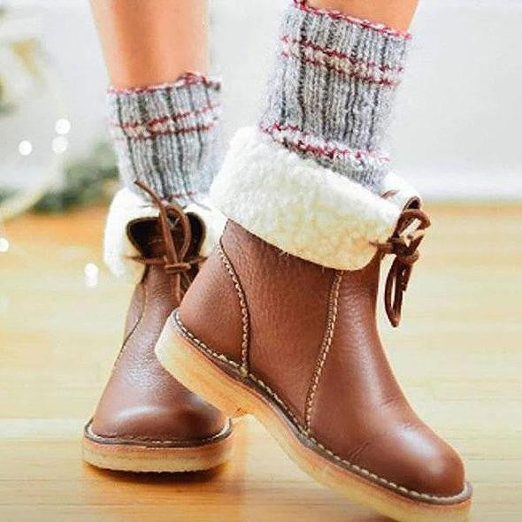 Bootique | Wasserdichte Winterstiefel mit Fellfutter für Damen – rutschfeste, isolierte, warme Schneestiefel