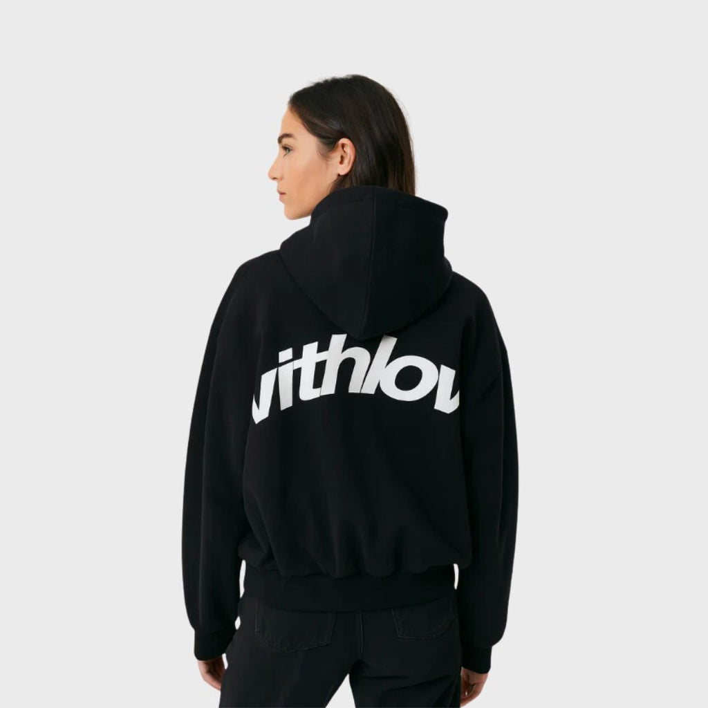 Delisse | Veste streetwear oversize pour femme – Veste décontractée à fermeture éclair