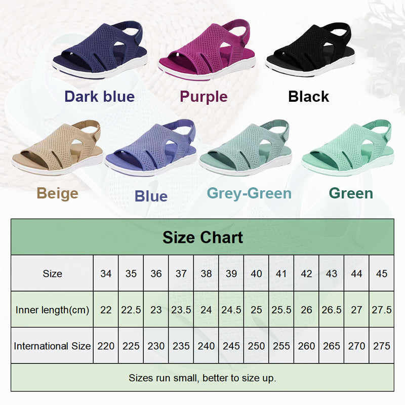 FlexiWalk | Orthopedische ademende sandalen – comfortabele wandelschoenen