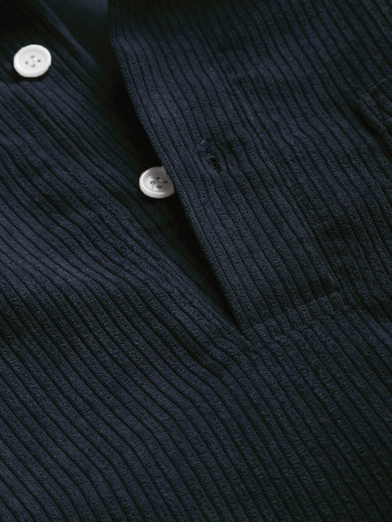 Yorien | Chemise à manches longues en velours côtelé pour homme – Classique, polyvalente et élégante