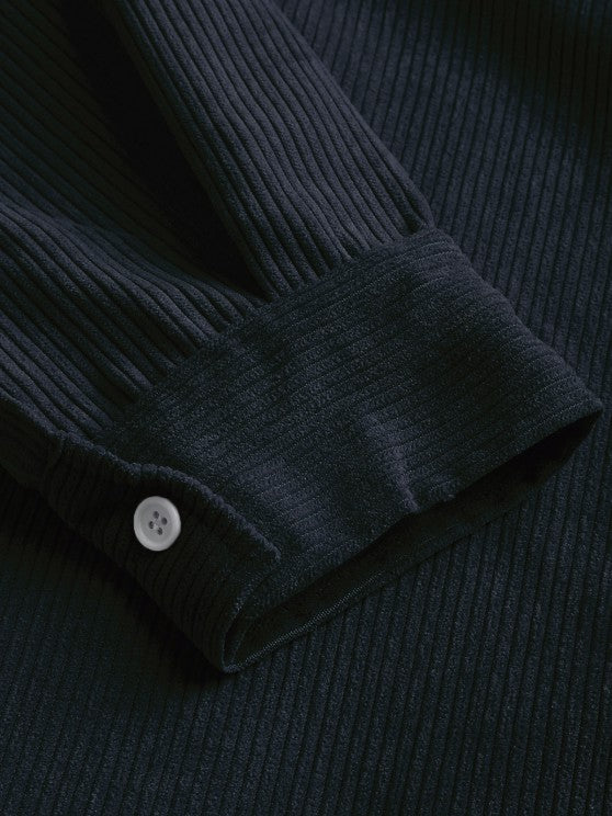 Yorien | Chemise à manches longues en velours côtelé pour homme – Classique, polyvalente et élégante