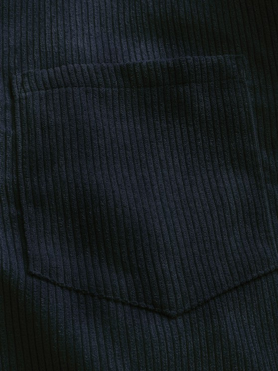 Yorien | Chemise à manches longues en velours côtelé pour homme – Classique, polyvalente et élégante