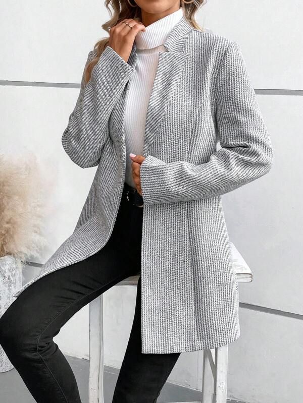 Levania | Langer Damenblazer – Elegantes, figurbetontes und formelles Outfit für Büro und Party
