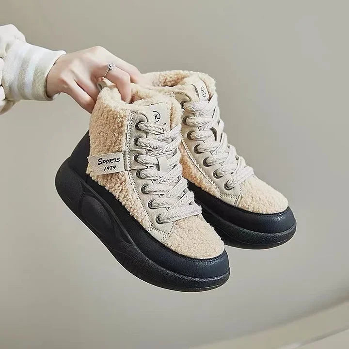 Seris | Ondersteunende orthopedische schoenen voor dames – Comfortabele sneakers met dikke zool voor wandelen, dagelijks gebruik en gezonde voeten