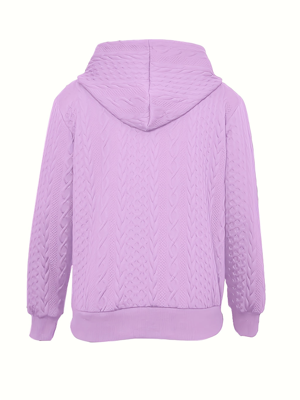 Prynn | Leichte, lässige Damen-Kapuzenjacke – weiches, strukturiertes Material, Reißverschluss, Kapuze mit Kordelzug