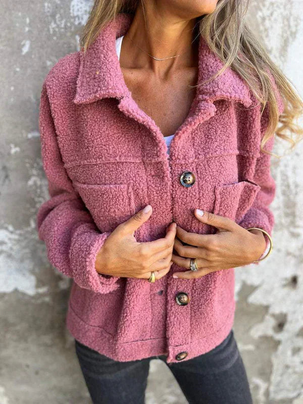 Leirra | Kurzer Wollmantel – Eleganter Wintermantel für Damen