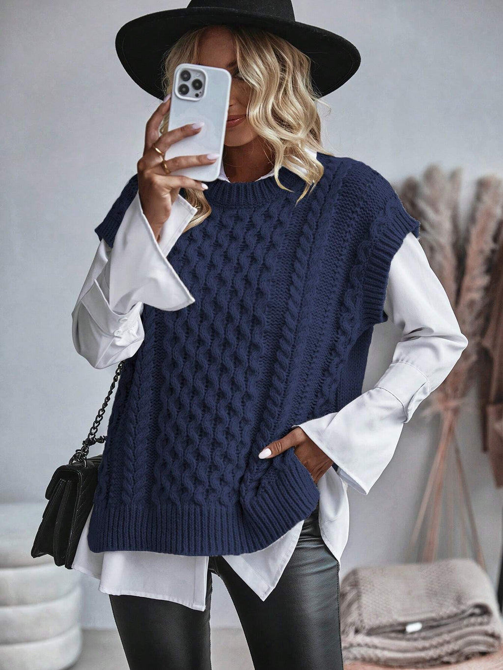 Bravelle | Gilet cardigan femme en maille torsadée - Manches courtes, léger, style décontracté