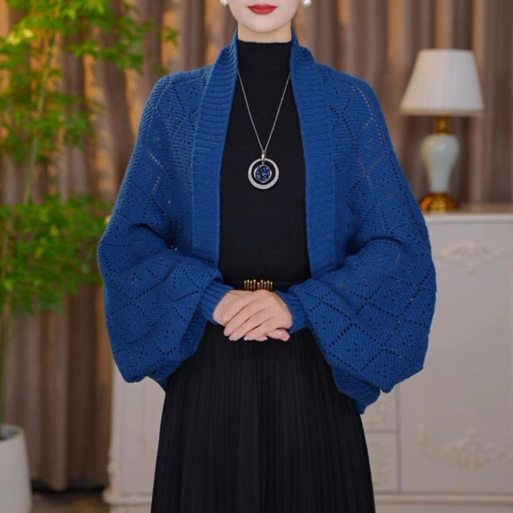 Delyss | Strickcardigan mit Lochmuster für Damen – Leichter und stylischer Pullover