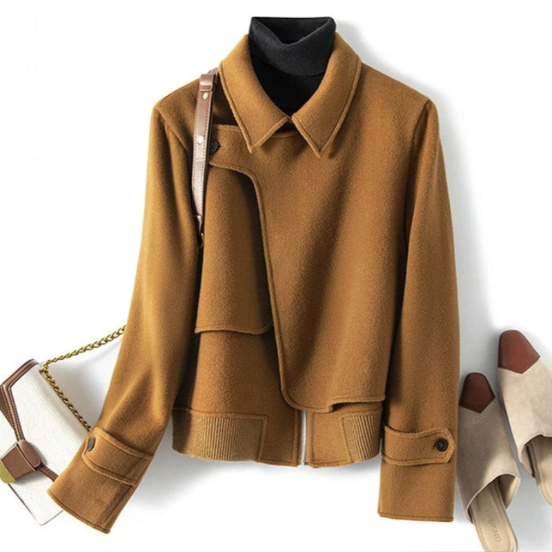Virielle | Manteau élégant en laine pour femme – doux, chaud et stylé