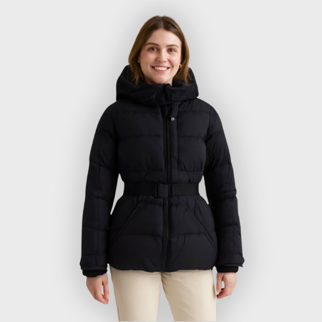 Narelle | Manteau femme avec ceinture – Manteau d'hiver chaud