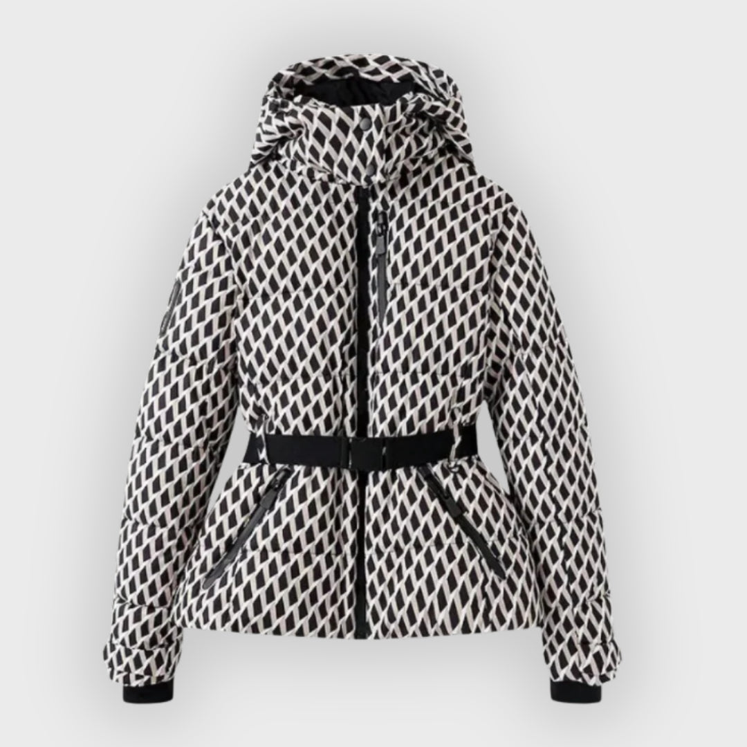 Narelle | Manteau femme avec ceinture – Manteau d'hiver chaud