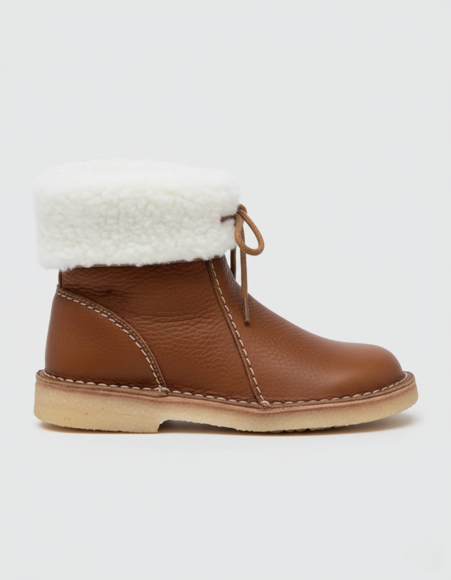 Cozyka | Dames winterlaarzen van schapenleer – Warme enkellaarzen met fleecevoering