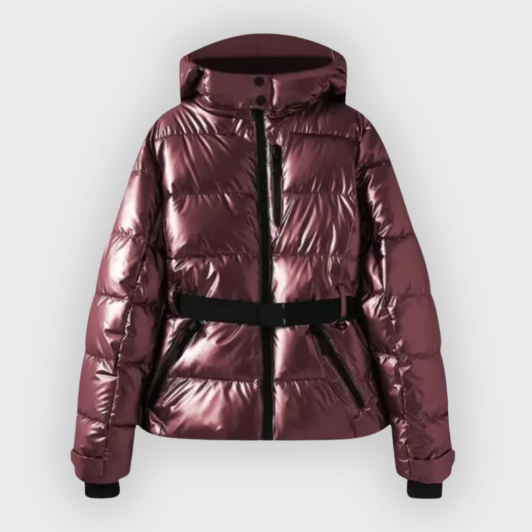 Narelle | Manteau femme avec ceinture – Manteau d'hiver chaud
