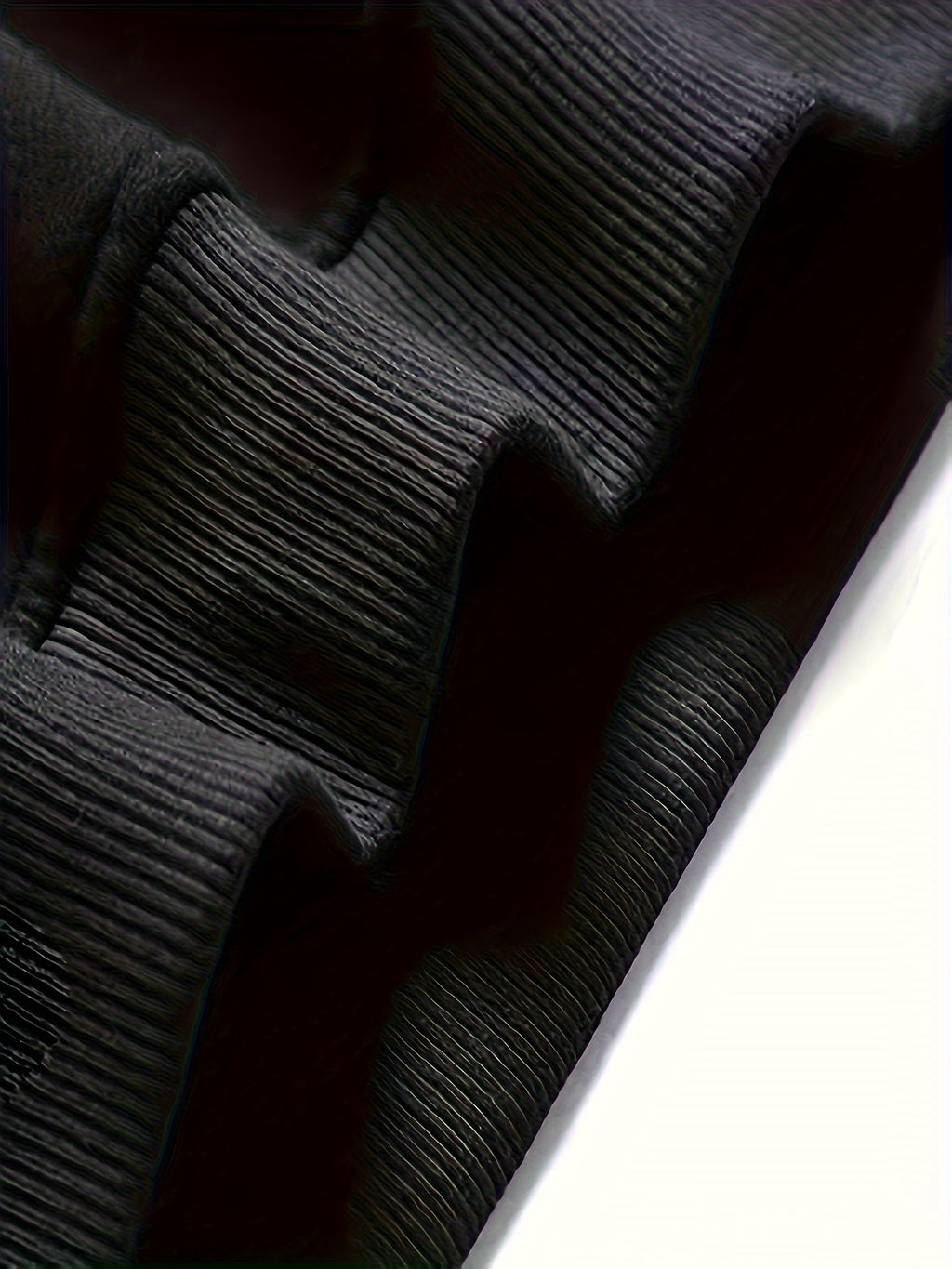 Cadrian | Heren sweatshirt met fleecevoering – Comfortabel zwart shirt met lange mouwen en borduursel, casual trui