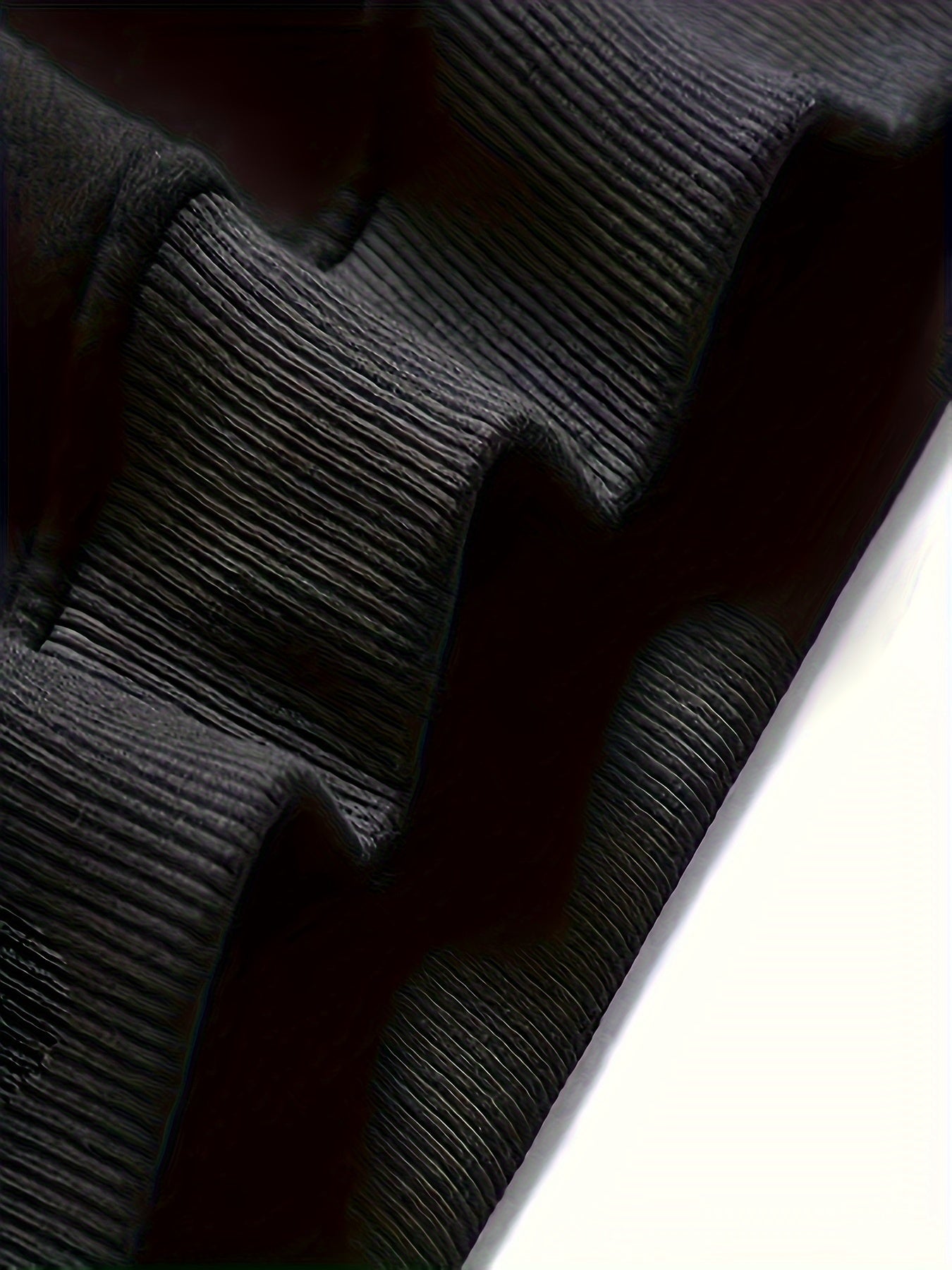 Cadrian | Heren sweatshirt met fleecevoering – Comfortabel zwart shirt met lange mouwen en borduursel, casual trui