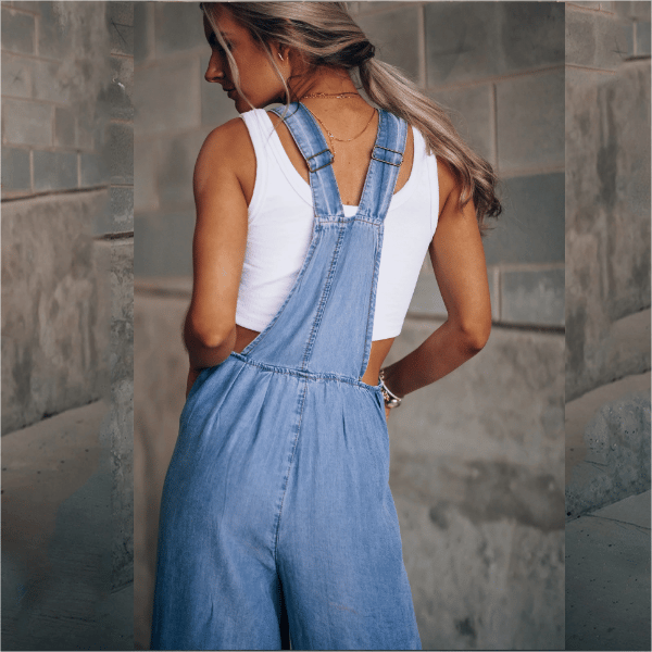 Briselya | Denim jumpsuit voor dames – Moderne spijkerbroek