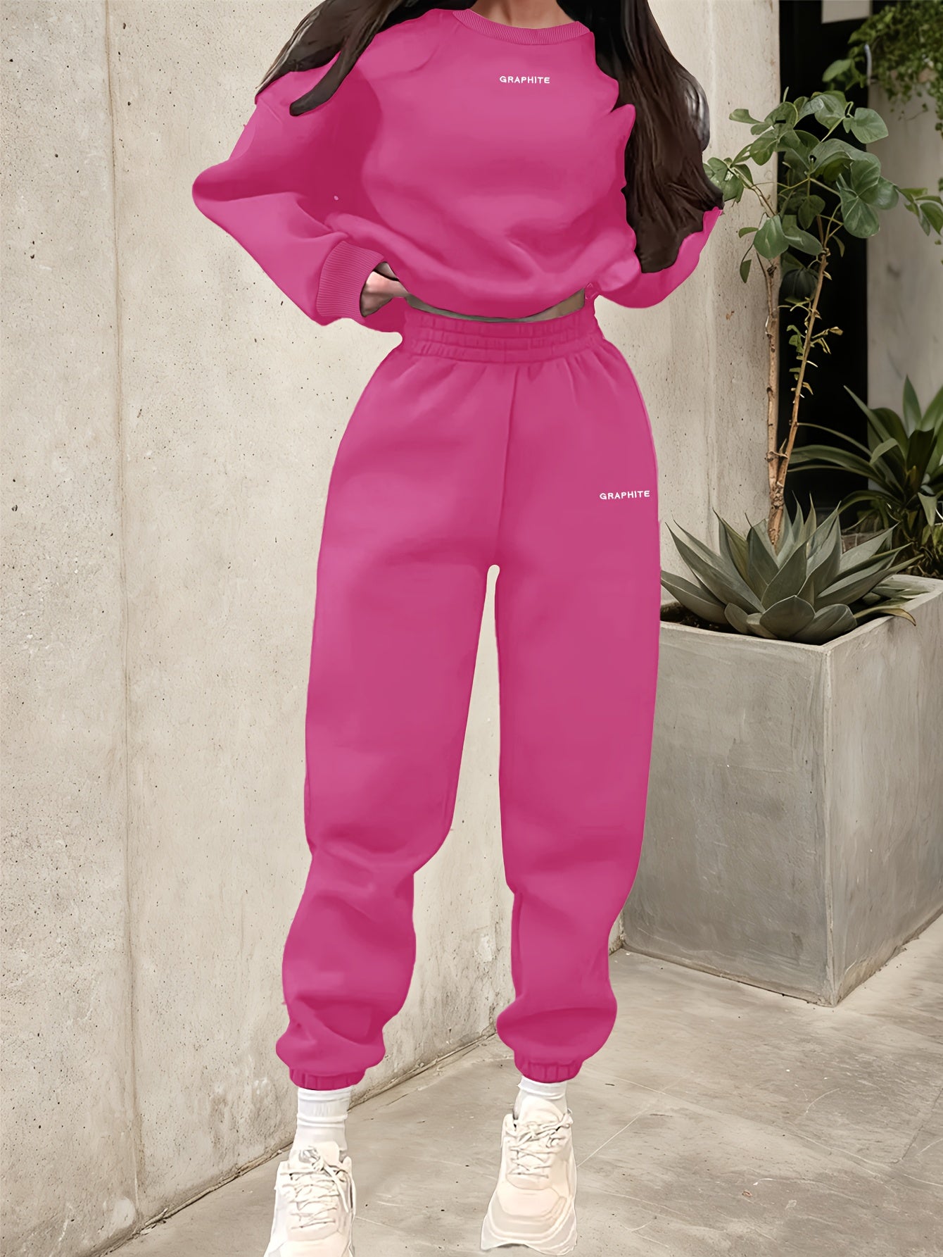 Dariah | Casual sweatshirt- en broekenset voor dames, losse pasvorm, comfortabele sportkleding