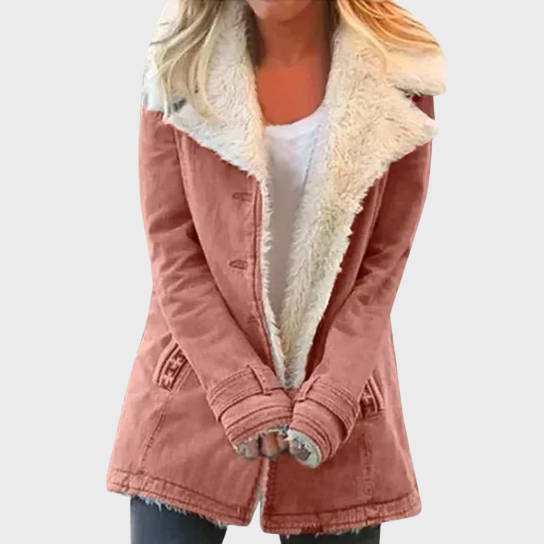 Mirelta | Warmer und stylischer Damenparka mit weichem Lammfellfutter