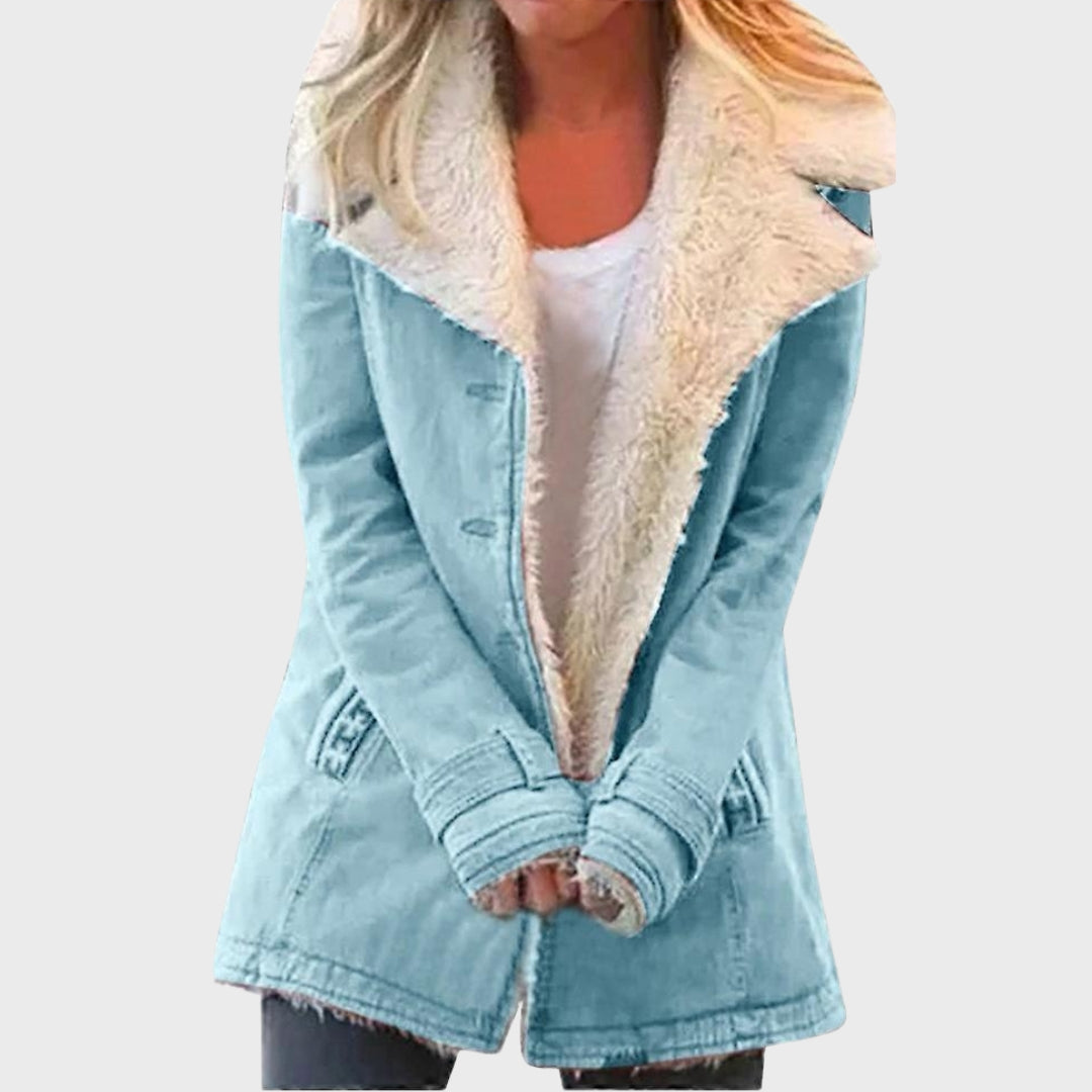 Mirelta | Warmer und stylischer Damenparka mit weichem Lammfellfutter