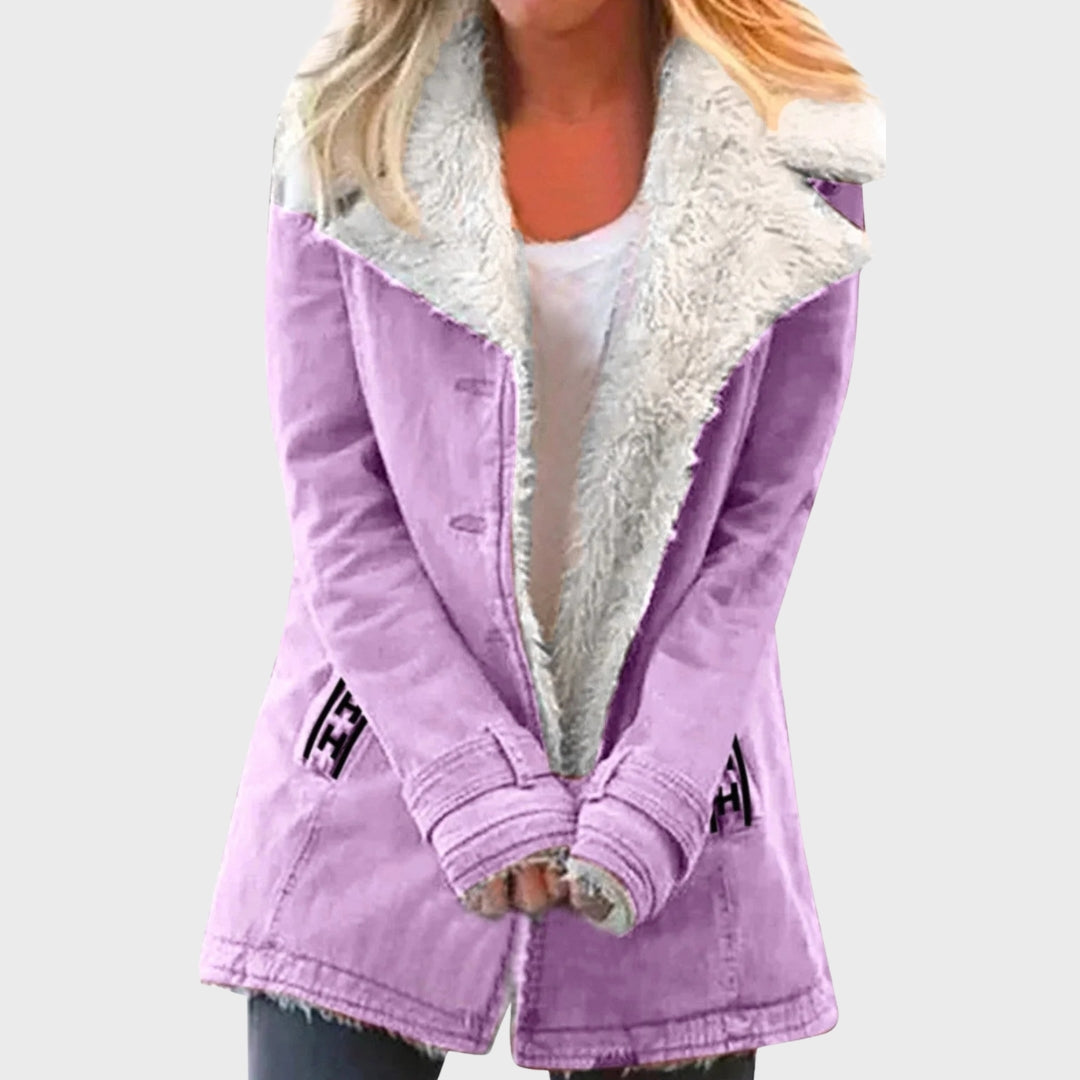 Mirelta | Warmer und stylischer Damenparka mit weichem Lammfellfutter