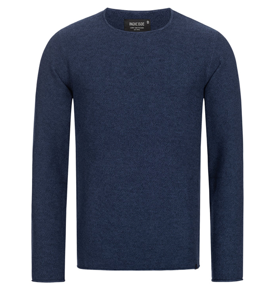Lorvric | Pull classique à col rond pour homme – Pull léger et respirant en maille, haut décontracté