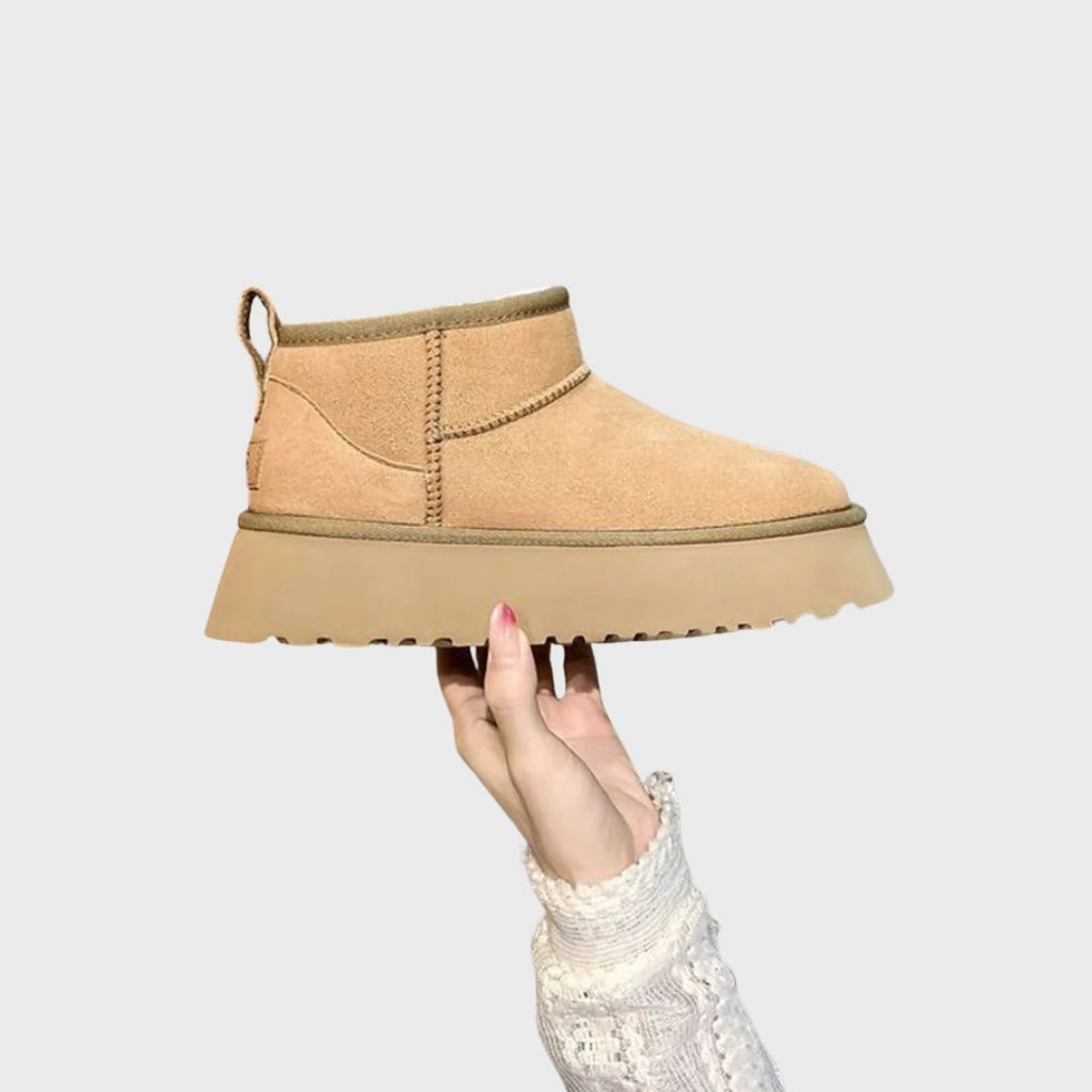 Tiriel | Bottes d'hiver chaudes pour femme – Bottines imperméables à doublure en fourrure
