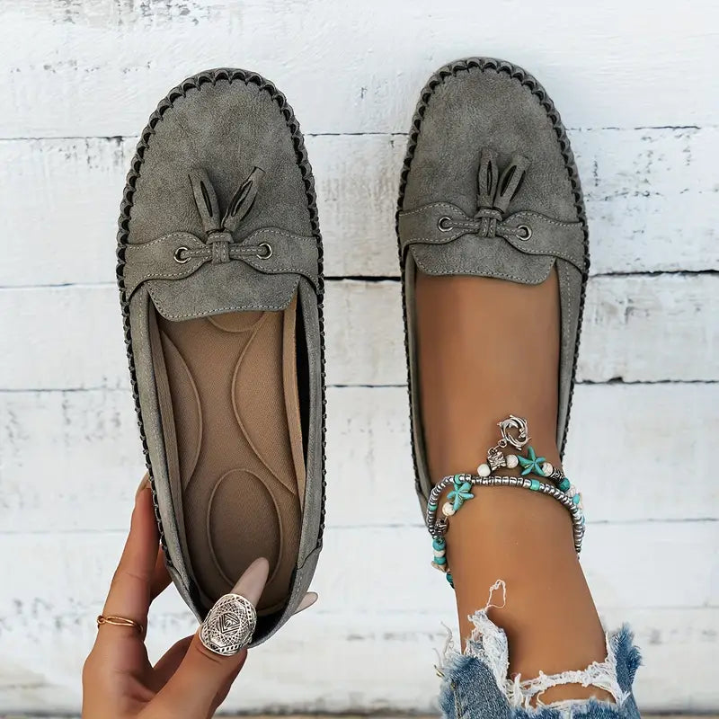 Sharina | Mocassins souples à enfiler pour femmes - Mocassins décontractés, légers et respirants
