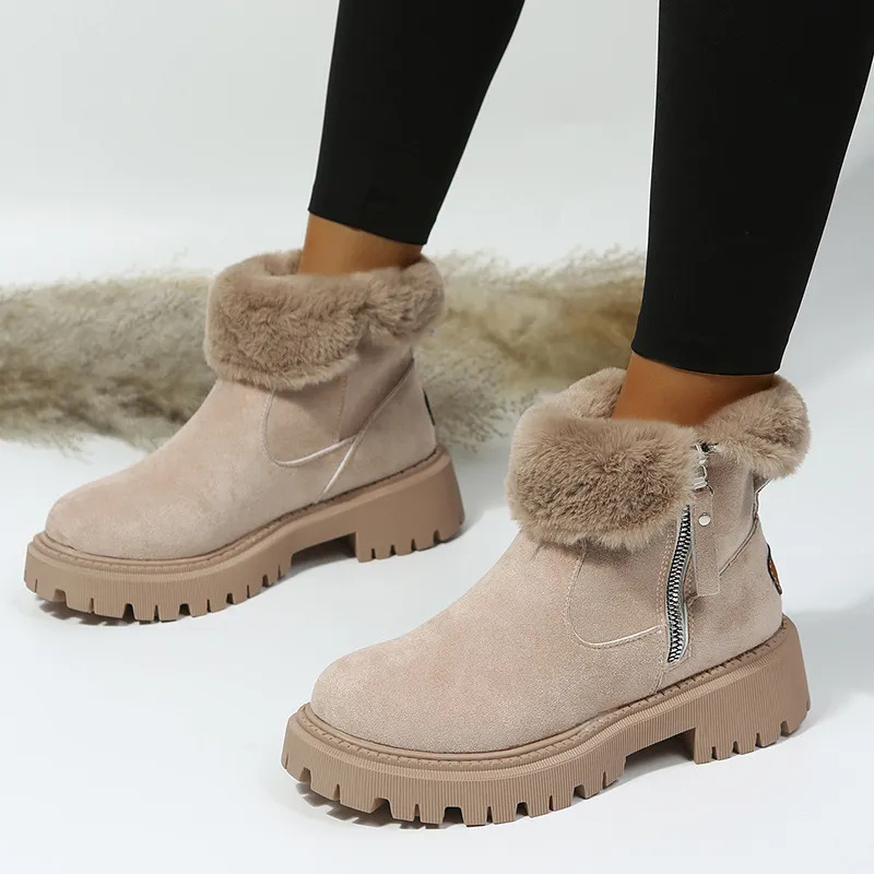 Velyra | Geïsoleerde winterlaarzen voor dames – Warme, waterdichte sneeuwschoenen