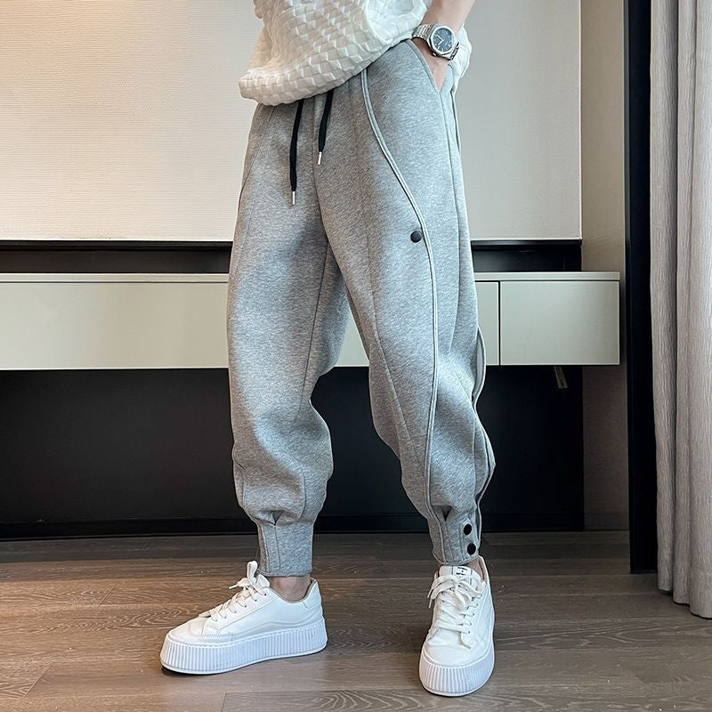 Dalibor | Heren Hype Tapered Joggingbroek Fluweel Katoen Comfortabel Stijlvol Functionele Zakken