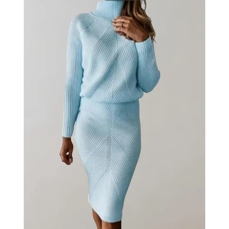 Orlenae | Dames coltrui & rok set – Elegante gebreide tweedelige outfit