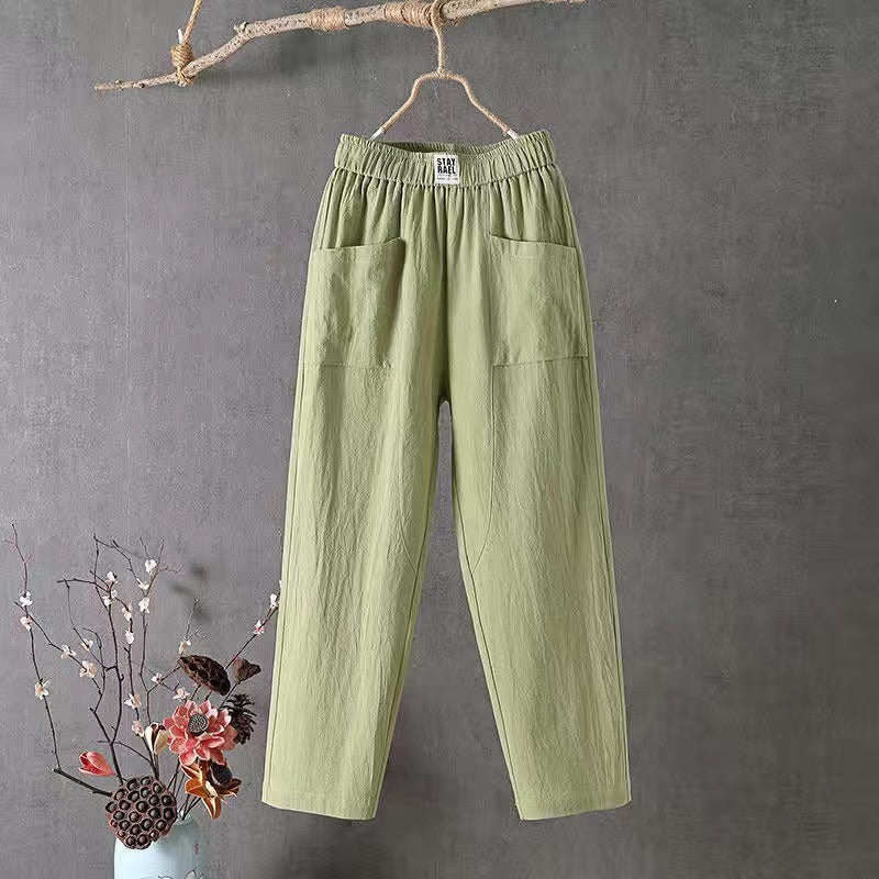 Daxirae | Breezy Relaxed-broek met hoge taille – Moeiteloos comfort voor elke dag met wijde pijpen