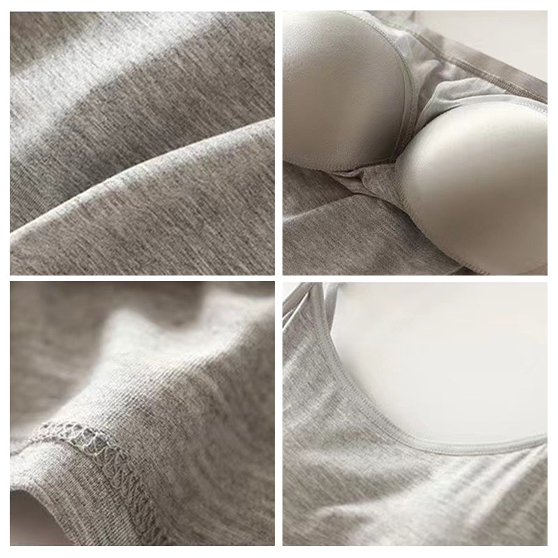 Grivella | Luchtige gewatteerde tanktop voor dames – Losvallend, lichtgewicht, mouwloos