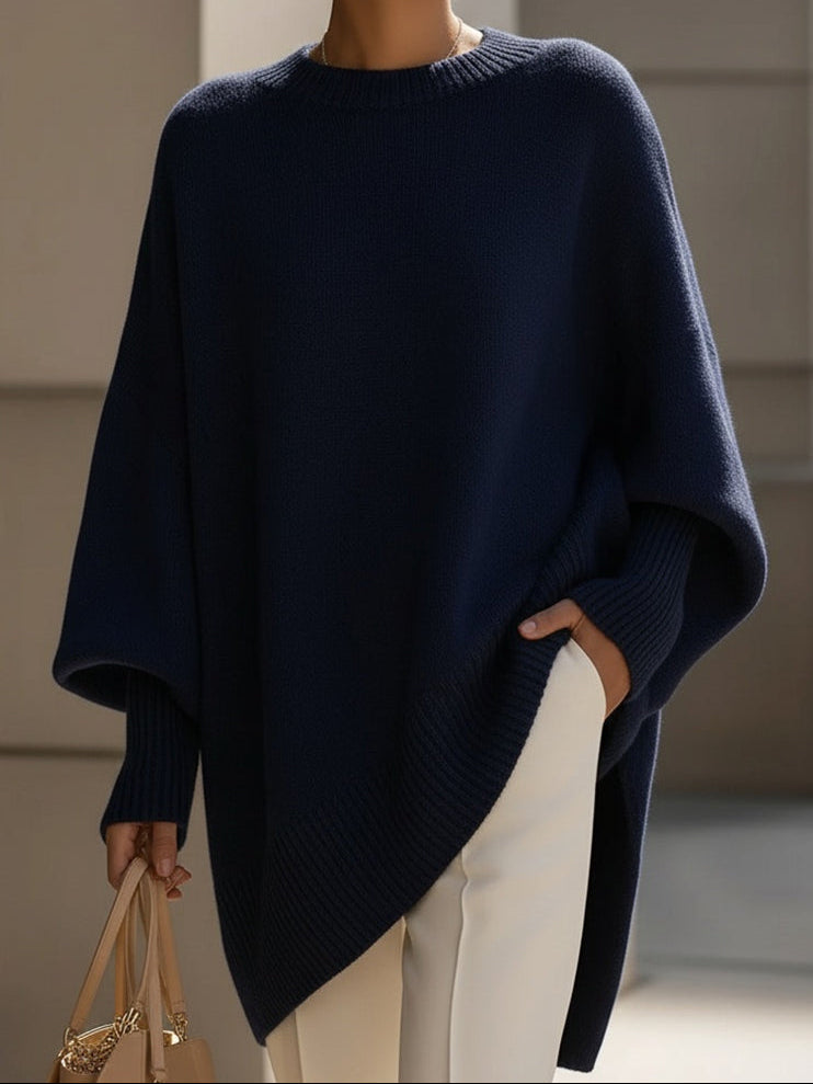 Kaivara | Oversized wollen trui voor dames – Comfortabele gebreide pullover, chique wintertop