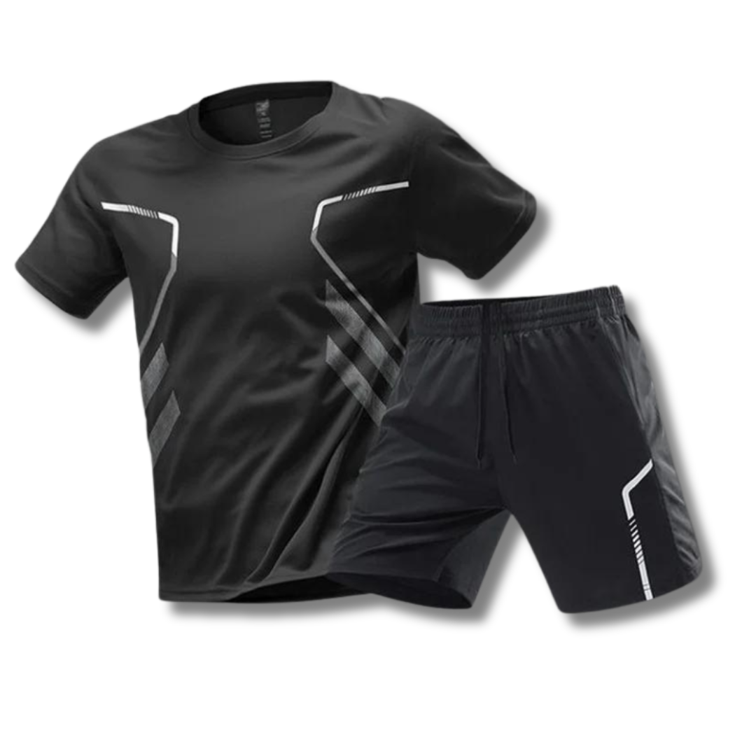 Gorvian | Tennis- en padelset voor heren – Ademende, sneldrogende sportkleding