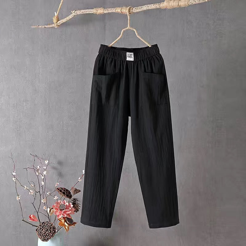 Daxirae | Breezy Relaxed-broek met hoge taille – Moeiteloos comfort voor elke dag met wijde pijpen