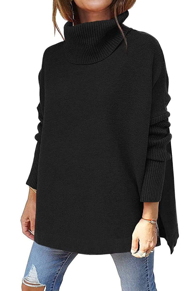 Tarelle | Hochwertiger Damen-Rollkragenpullover, bequemes Strickmuster, lockere Passform, Winteroberteil
