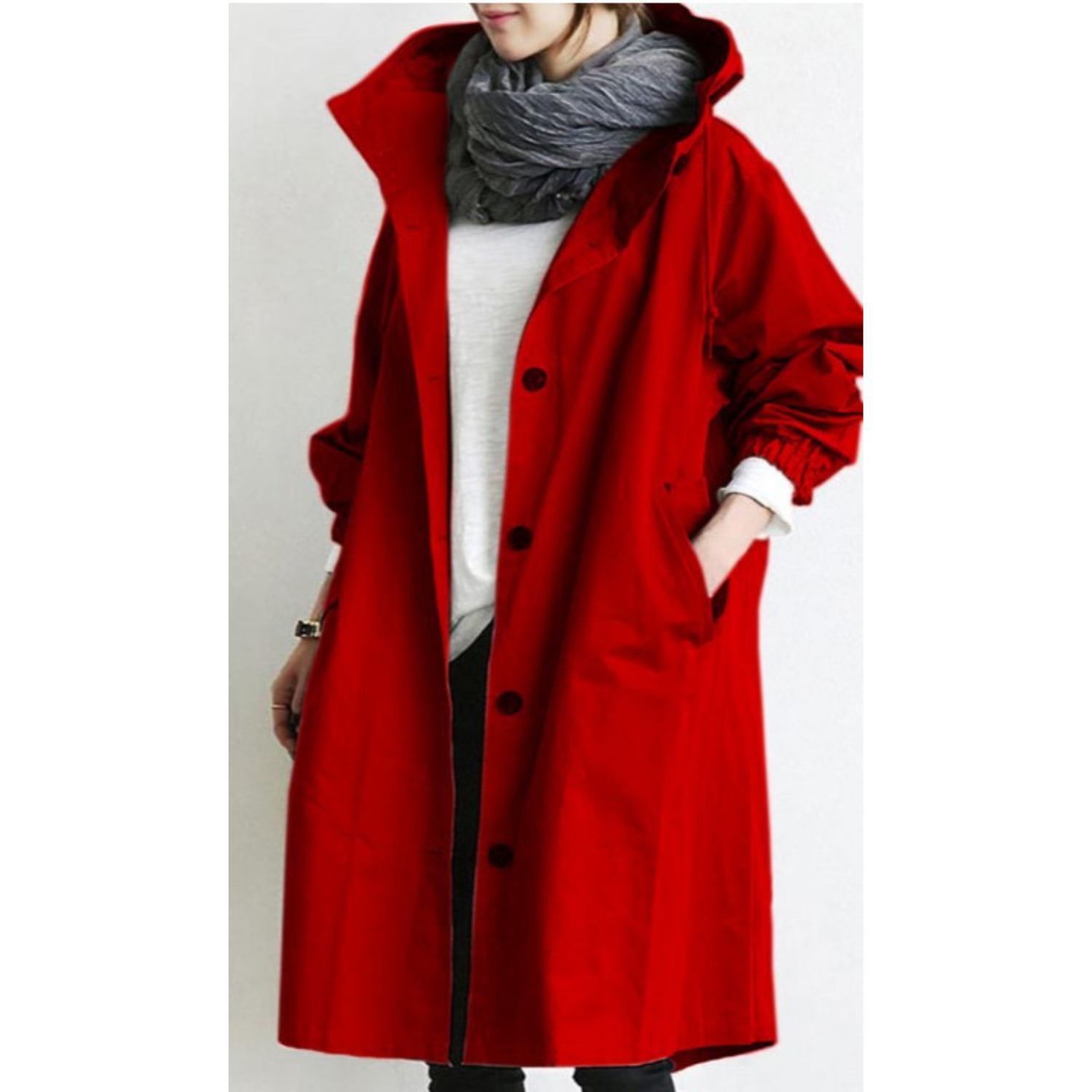 Carlijn | Trench-coat coupe-vent et imperméable pour femme, vêtement d'extérieur décontracté et élégant