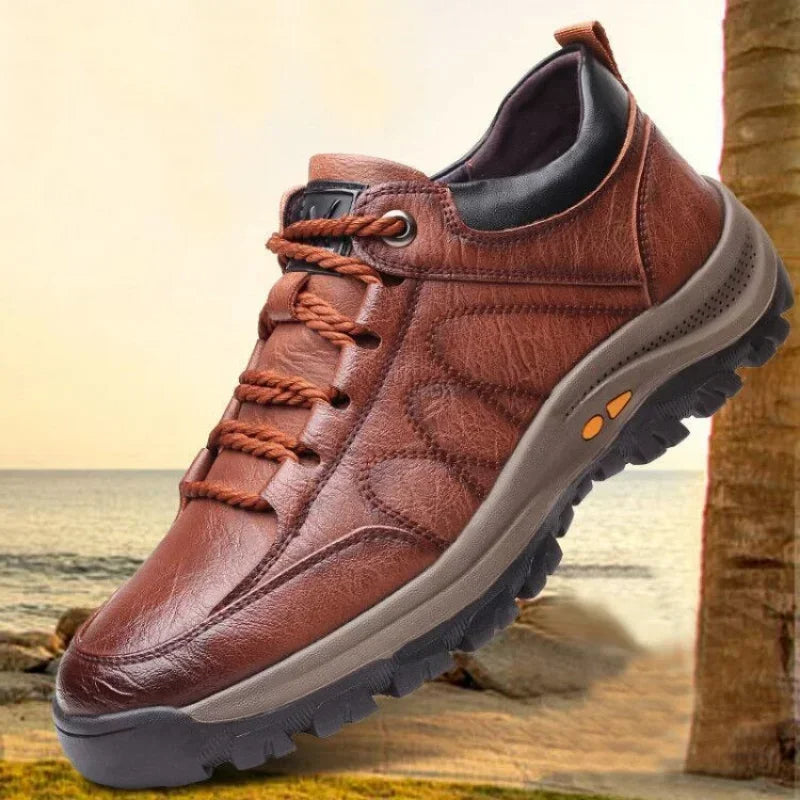 Griploft | Herren-Lederschuhe – Handgenäht, mit Einlegesohlen, Freizeitschuhe