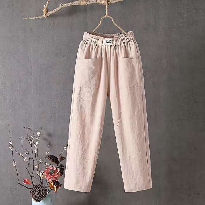 Daxirae | Breezy Relaxed-broek met hoge taille – Moeiteloos comfort voor elke dag met wijde pijpen