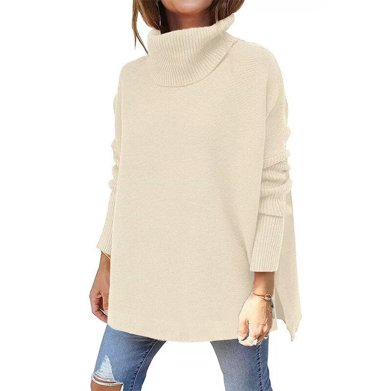Tarelle | Pull col roulé premium pour femme, maille confortable, coupe décontractée, idéal pour l'hiver